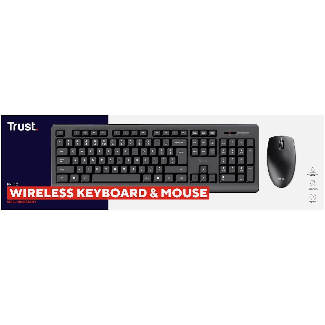 Trust PRIMO WIRELESS DESKSET US