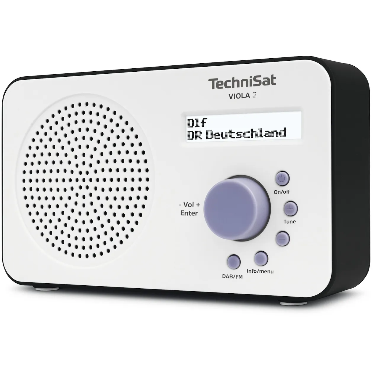 TechniSat Viola 2 Wit/zwart