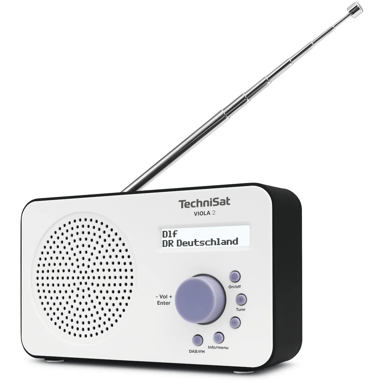 TechniSat Viola 2 Wit/zwart