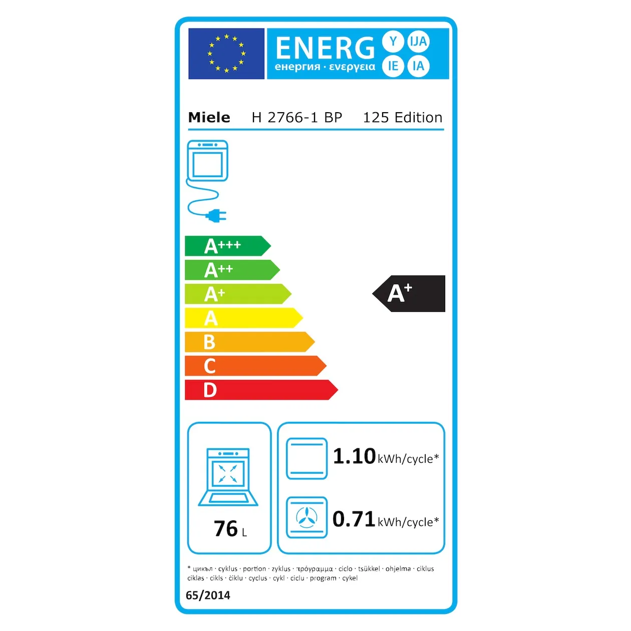 Miele H 2766-1 BP Edition 125