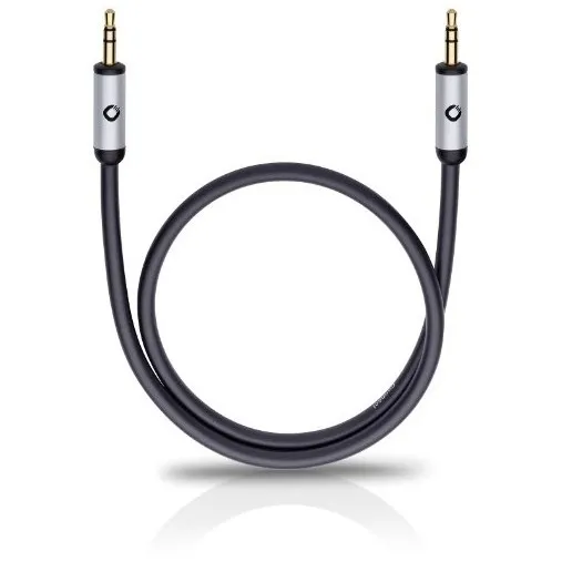 Oehlbach Mobiele audiokabel, 3,5 mm jack naar 3,5 mm jack lengte 1,5 meter