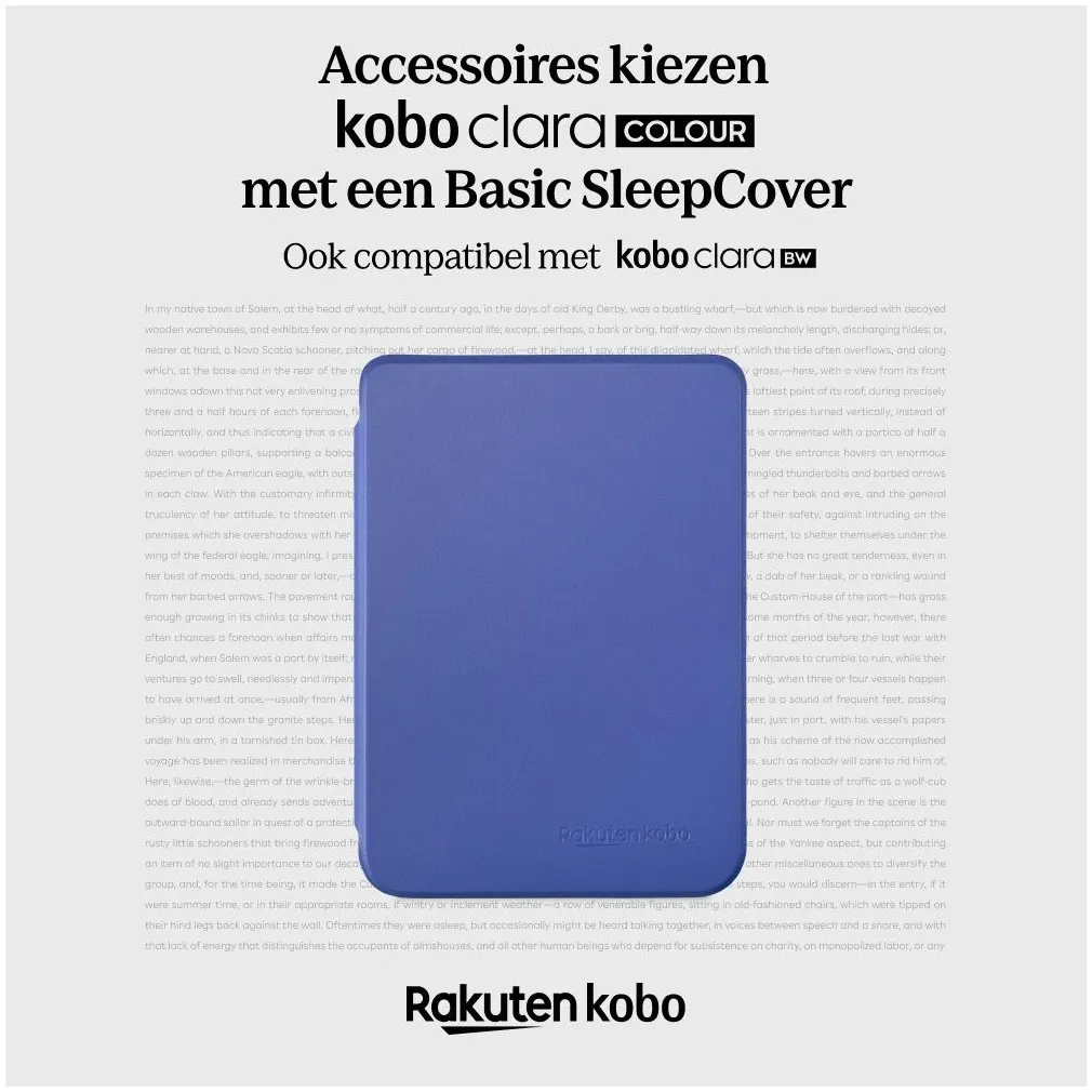 Kobo Clara Basic SleepCover Case Blauw