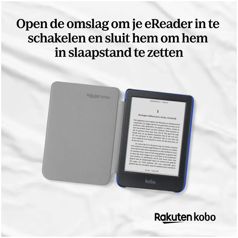 Kobo Clara Basic SleepCover Case Blauw