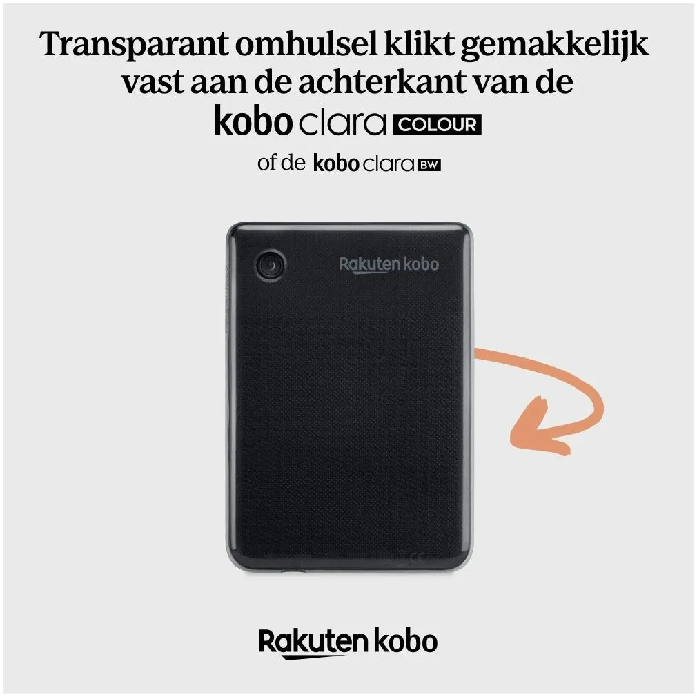 Kobo Clara Clear Case Transparant