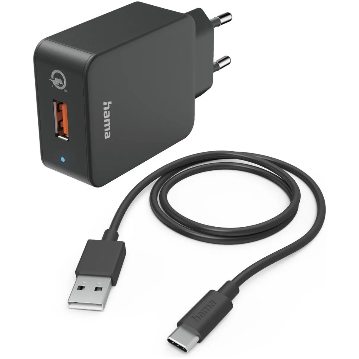 Hama Reislader set USB-C QC 3.0 19,5 Watt