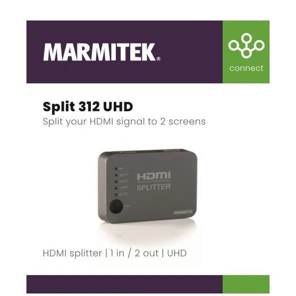 Marmitek SPLIT 312 UHD Grijs