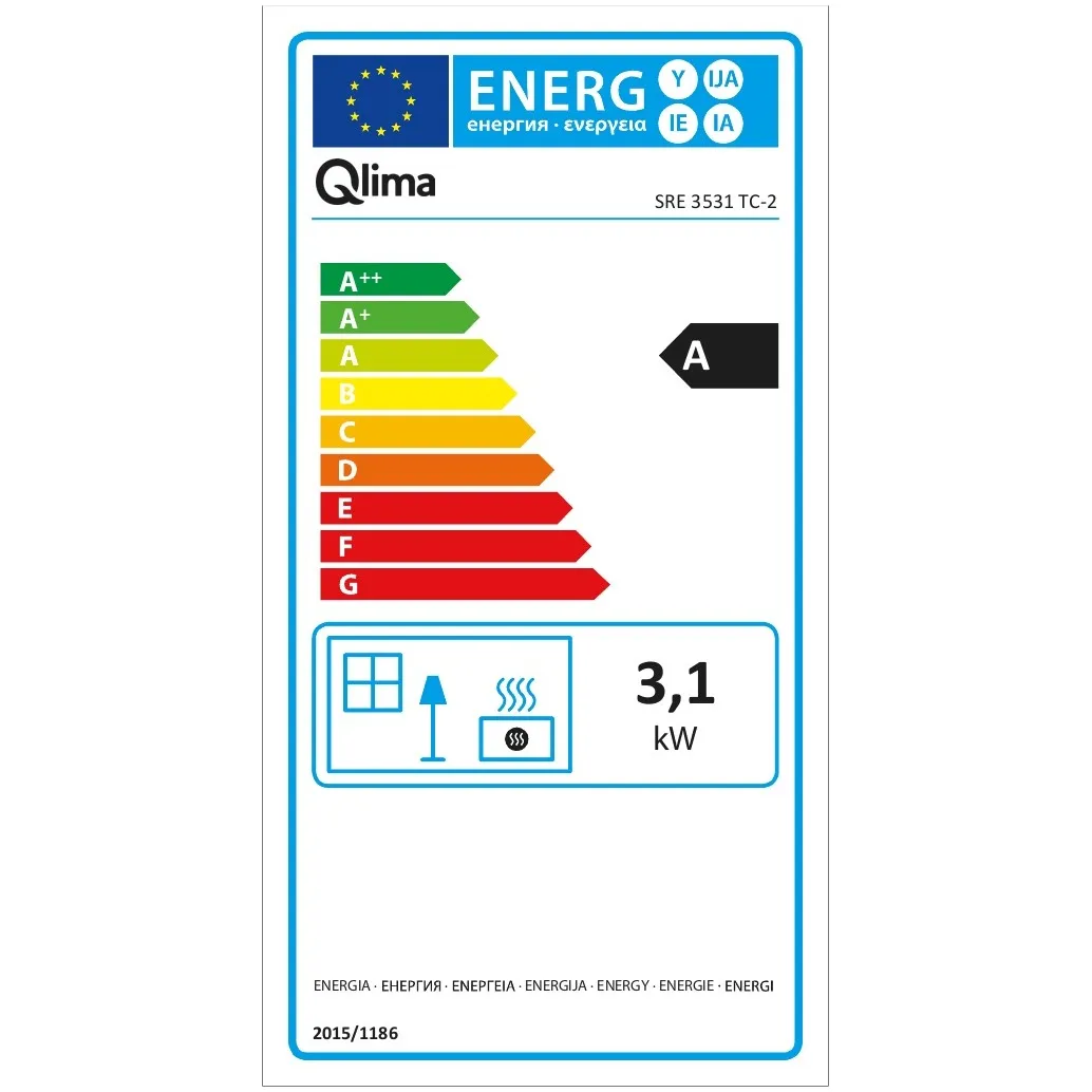 Qlima SRE 3231 C-2 Zilver