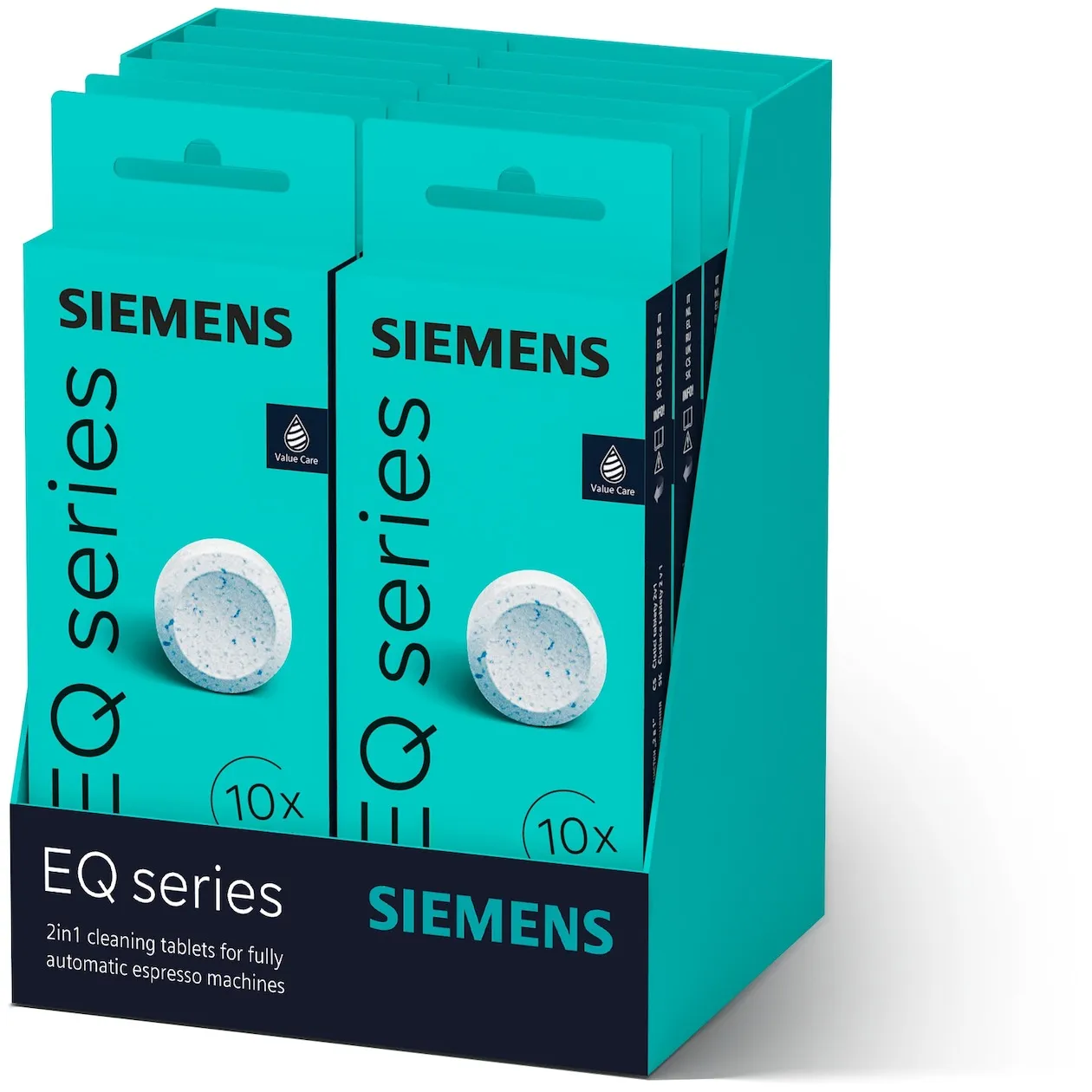 Siemens 10 Reinigingstabletten TZ80001A Wit