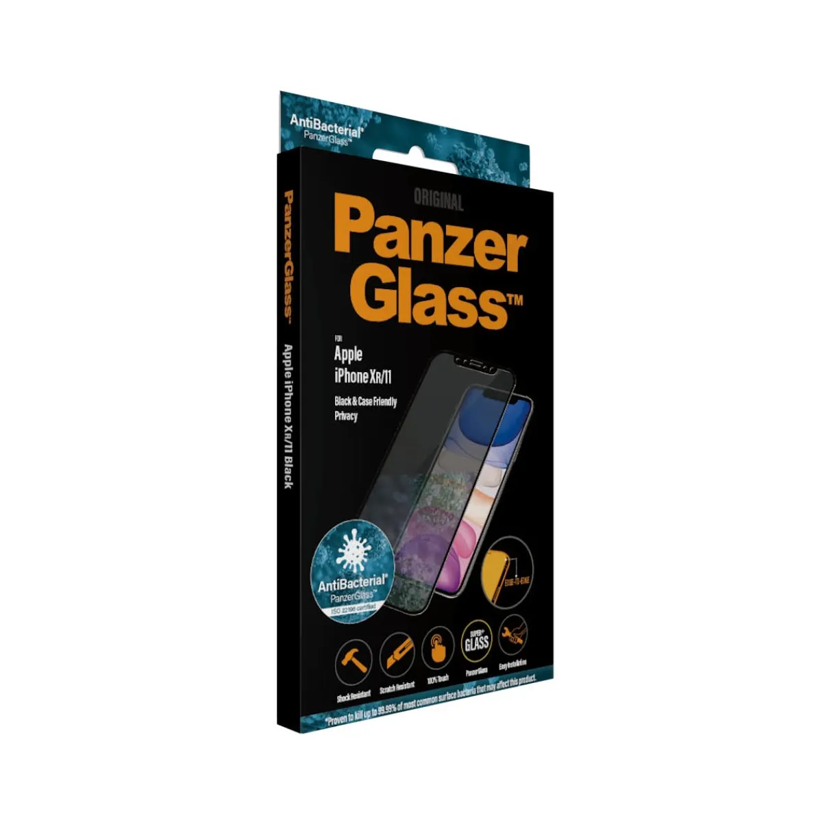 PanzerGlass iPhone XR/11 Privacy Zwart