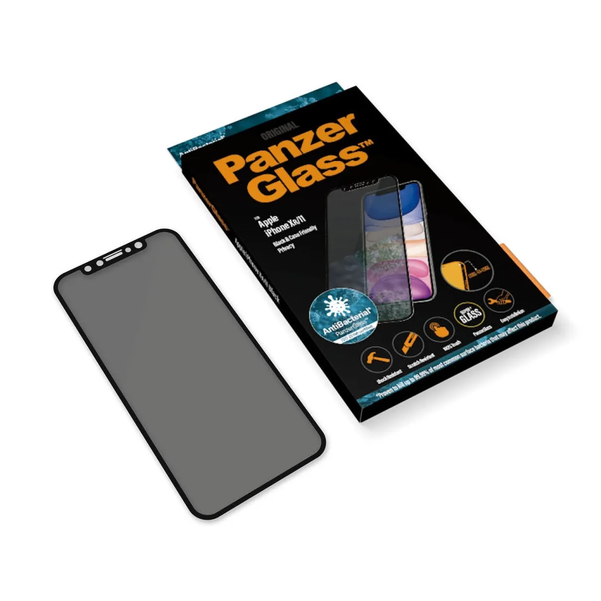 PanzerGlass iPhone XR/11 Privacy Zwart