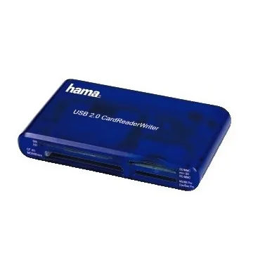 Hama Kaartlezer USB 2.0 35in1 Blauw