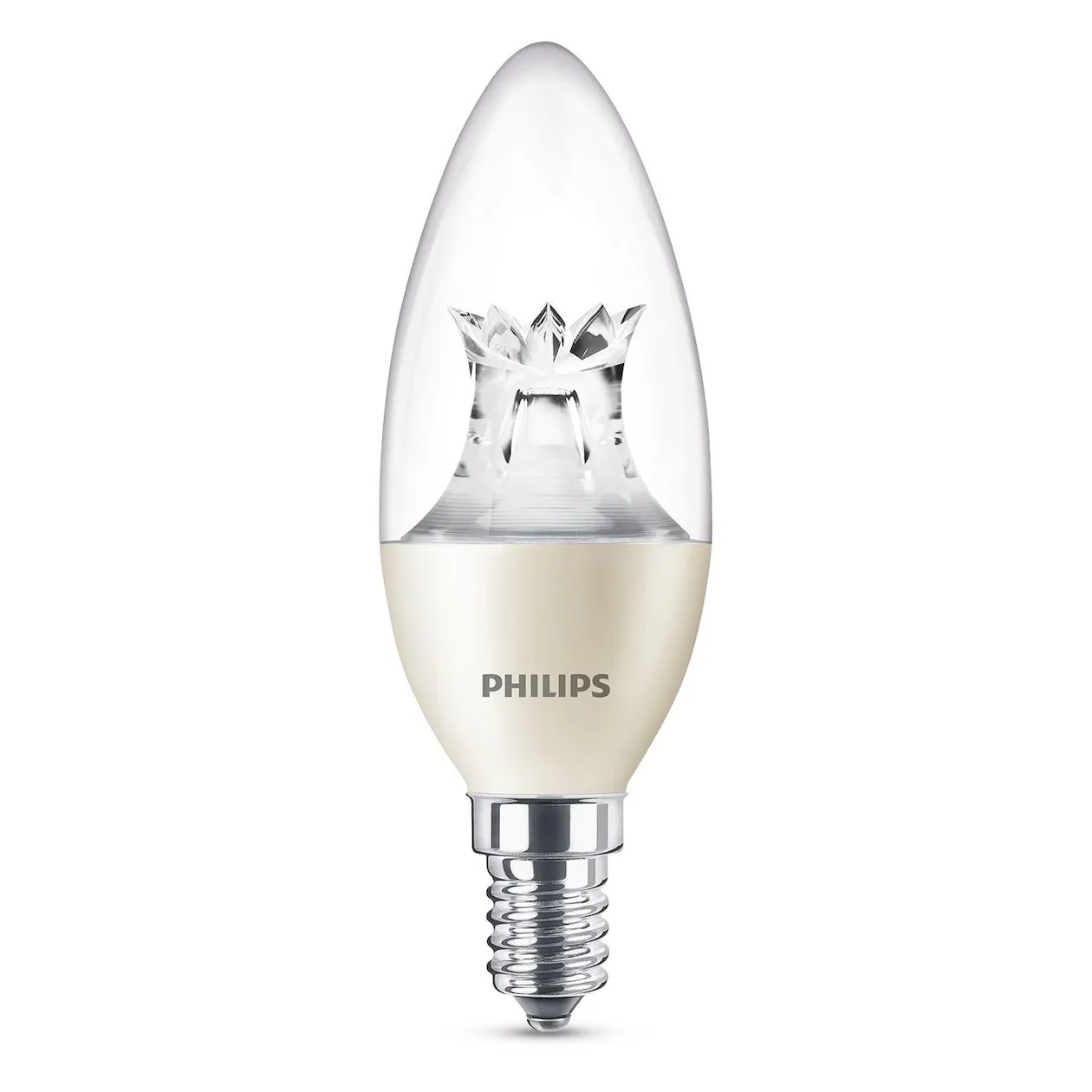 Philips LED lamp E14 6W 470Lm kaars helder dimbaar