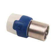 Hirschmann QFC 5 - quick fix F-connector - 5 stuks Blauw