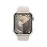 Apple Watch Series 9 45mm Starlight Aluminium Sportband M/L Sterrenlicht