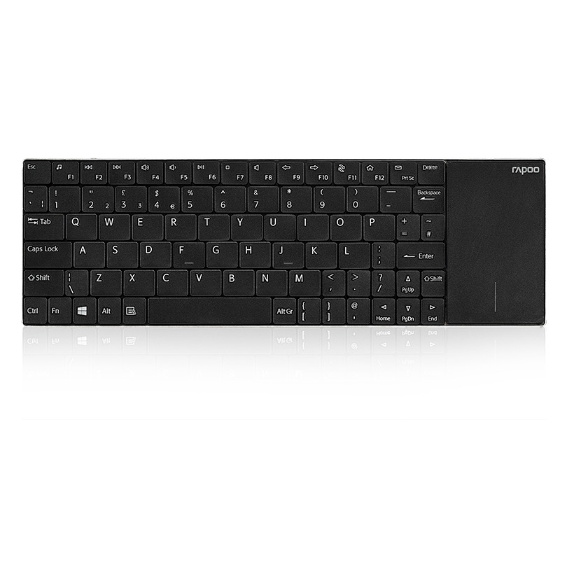 Rapoo E2710 UltraSlim - Draadloos Toetsenbord met touchpad / Qwerty