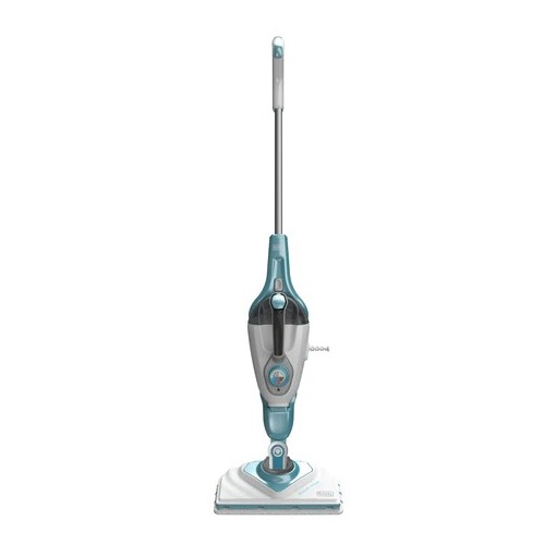 Black & Decker Steam-Mop Rechtopstaande stoomreiniger 0,5 l 1600 W Blauw, Wit