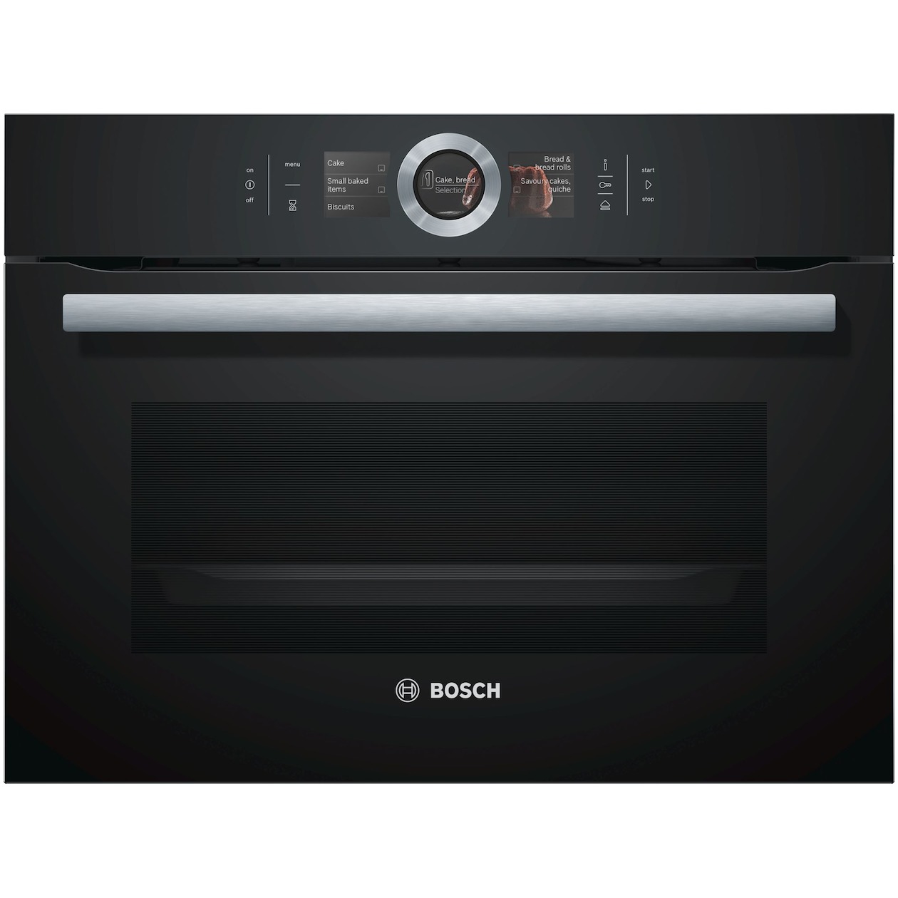 Bosch Serie 8 CSG656RB7 oven Elektrische oven 47 l Zwart A+