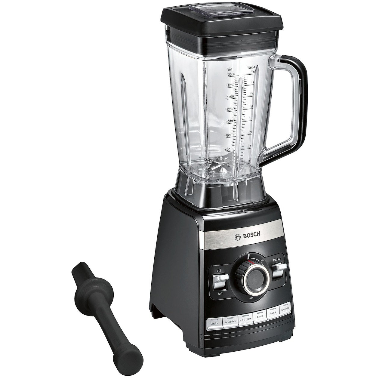 Bosch MMBH6P6B VitaBoost - Blender - Zwart