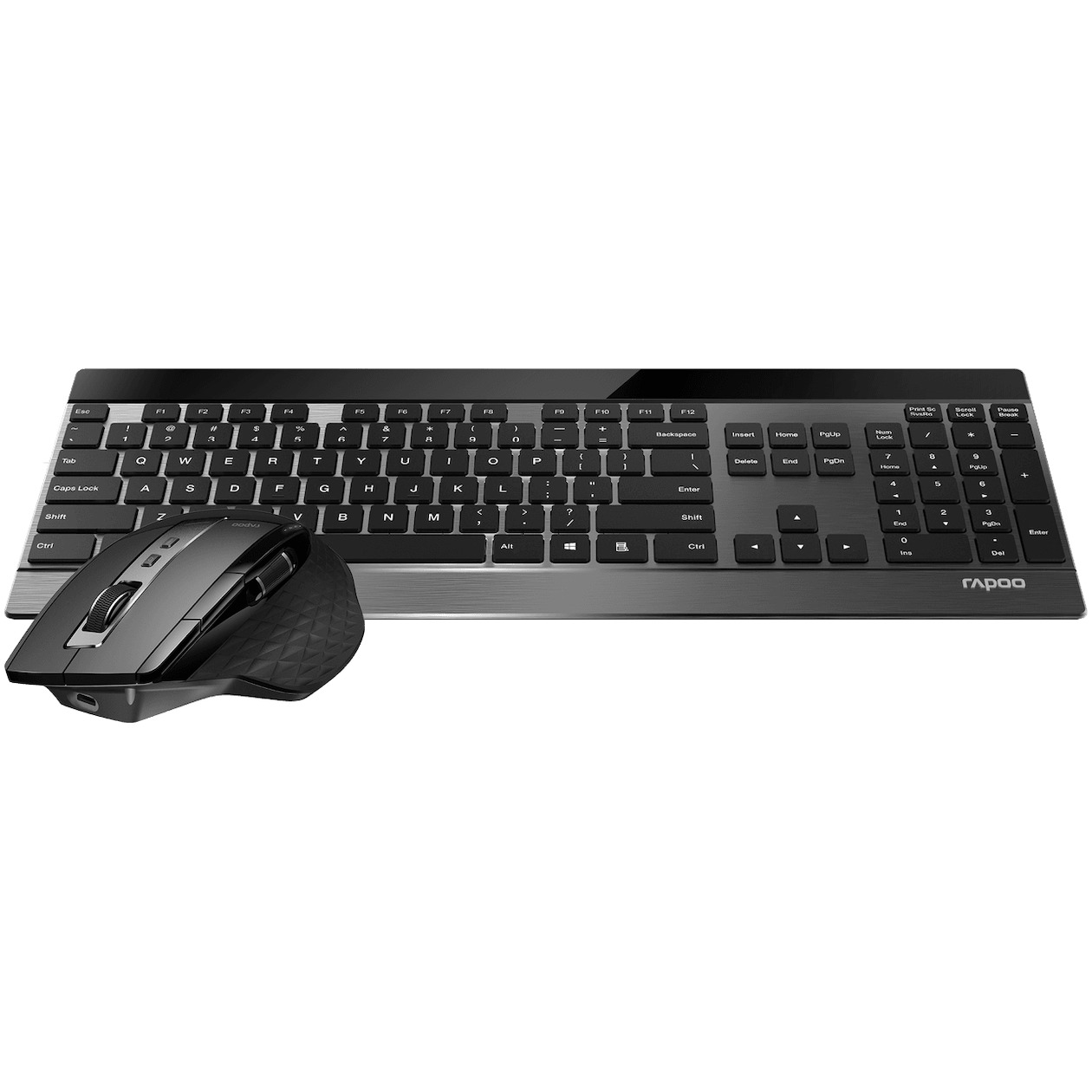 Rapoo 9900M - Toetsenbord + Muis-set - Draadloos - QWERTY