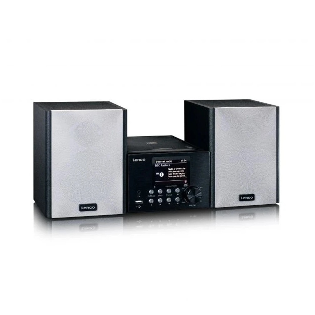 Lenco MC-250 - stereo set met cd speler, Internet, DAB, Bluetooth - Zwart