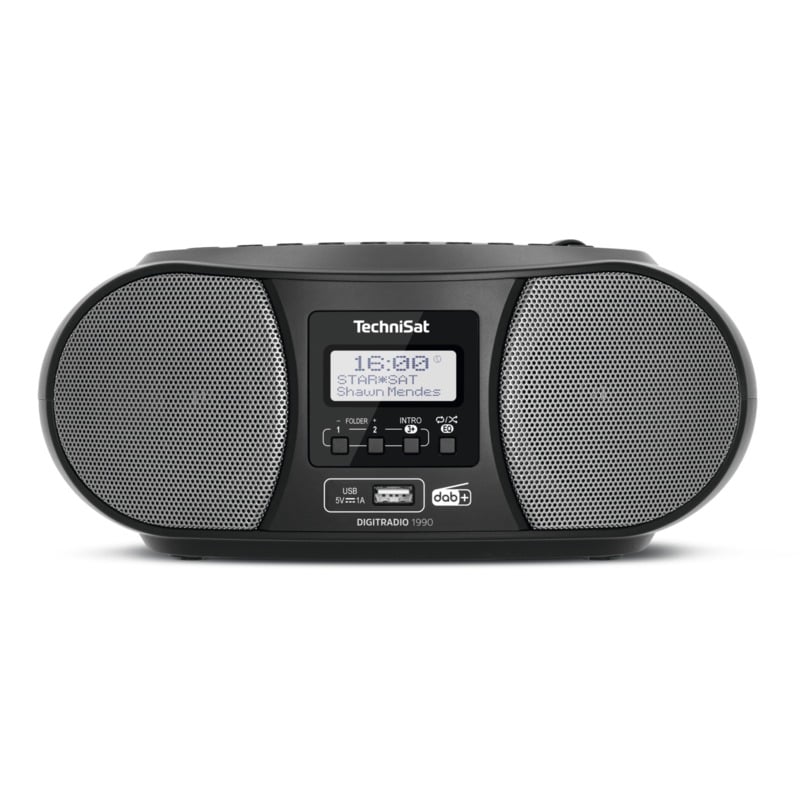 Technisat Digitradio 1990 zwart - DAB+ - FM - CD - Bluetooth