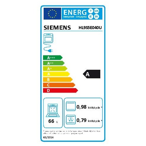 Cuisinière électrique induction Siemens HL9S5E040U IQ500 Inox