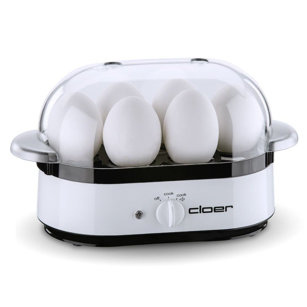 Cloer 6081 Eierkoker voor 6 Eieren 350W Wit