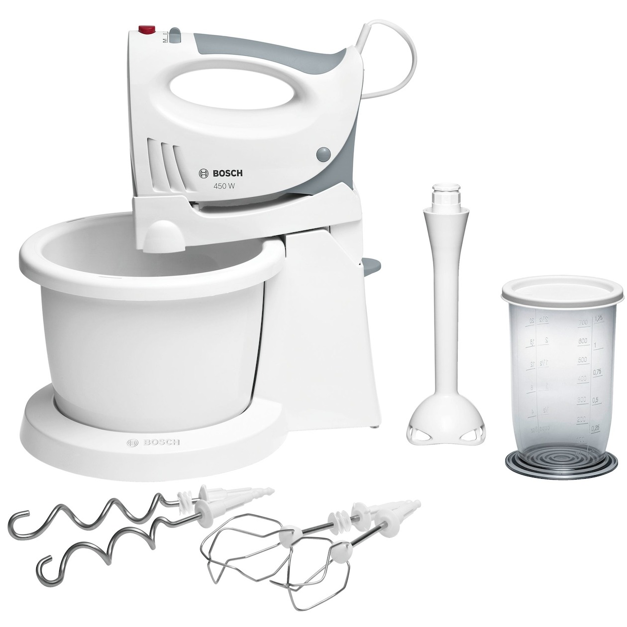 Bosch MFQ3561W Handmixer met Mengkom Wit