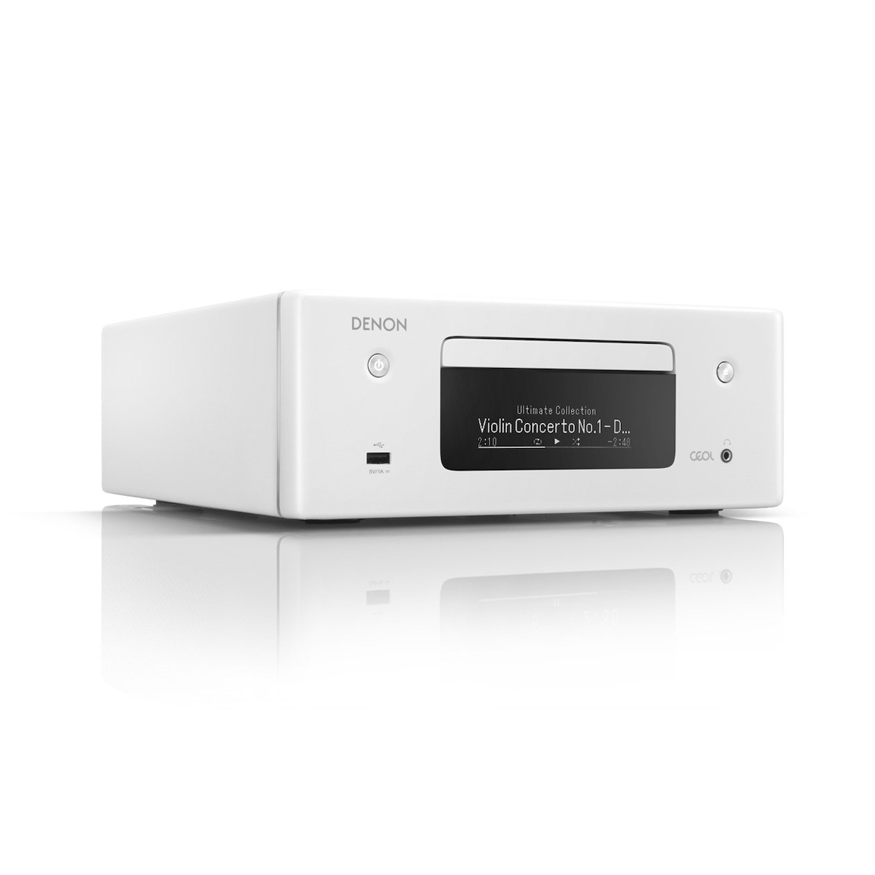 Denon CEOL N10 CD Receiver voor Stereo Set - Radio - Bluetooth - HEOS Multiroom - Wit