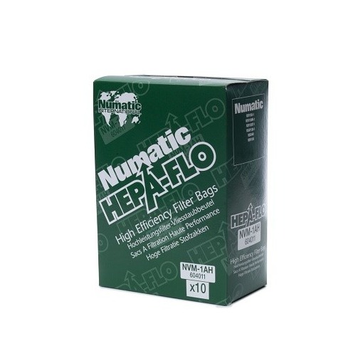 Numatic NVM-1AH HEPA stofzuigerzakken - 6 liter - 10 stuks