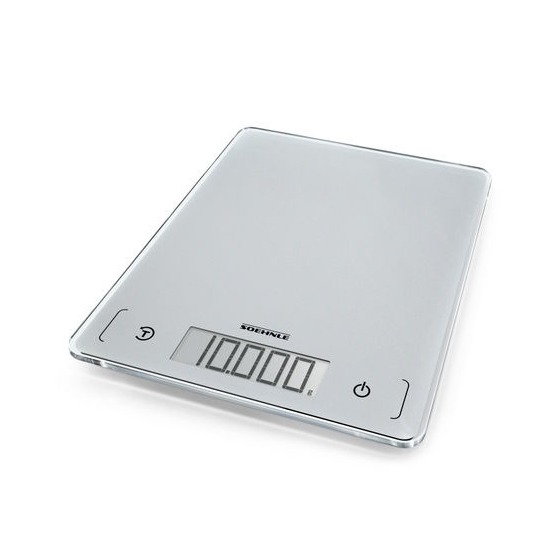 Soehnle Keukenweegschaal Page Comfort 300 slim - Tot 10 kg - Zilver