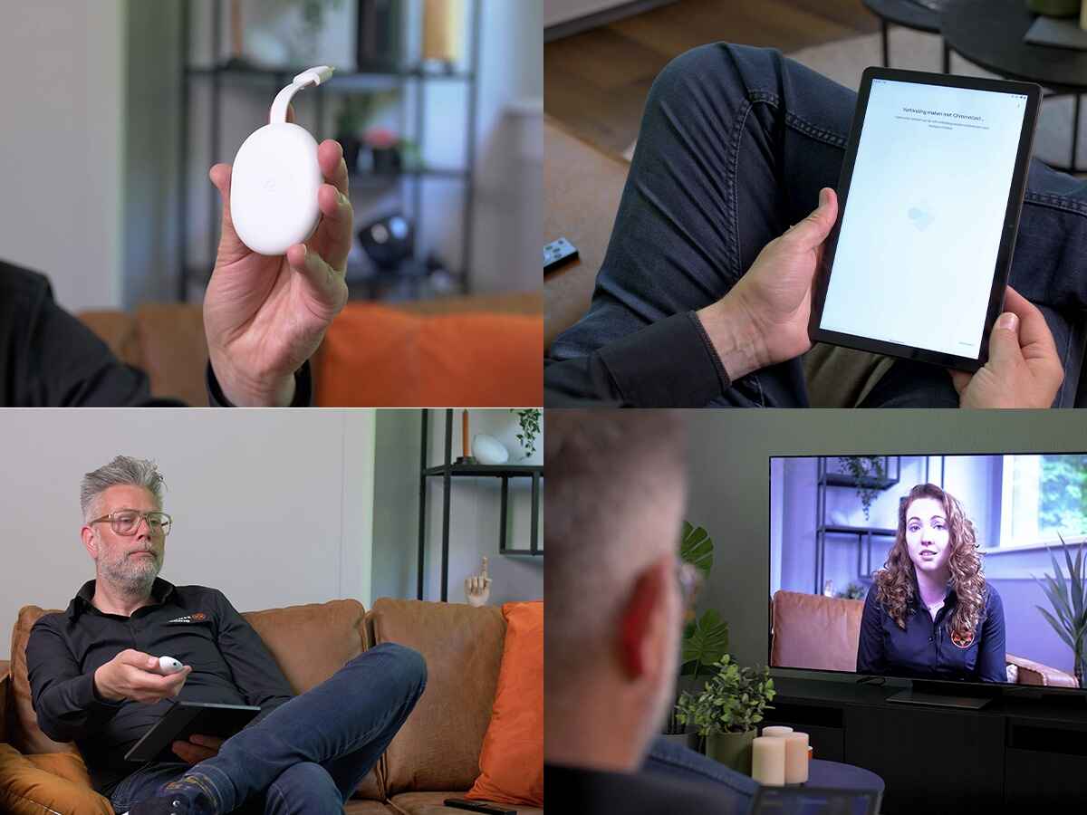 Je iPad koppelen met je televisie via een Google Chromecast