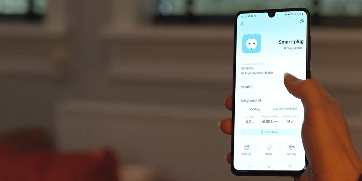 Gebruik slimme stekker